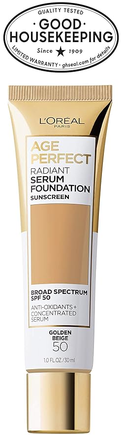 L'Oreal Paris Age Perfect Radiant Serum Foundation with 1 Ounce