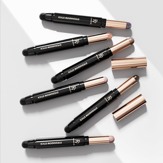 FV Cream Shimmer Eyeshadow Stick,Long Lasting & Waterproof, Multi-Use & High Pigment Eyeshadow Makeup Stick, Champagne Shimmer