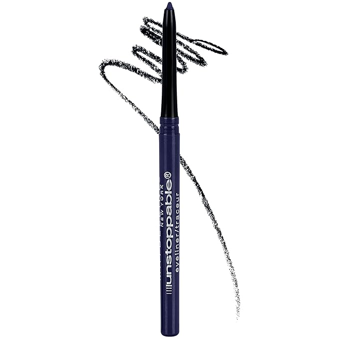 Maybelline Unstoppable Waterproof Mechanical Blue Eyeliner Pencil, Easy to Apply, Smooth Glide, Up to 24 Hour Wear, Sapphire