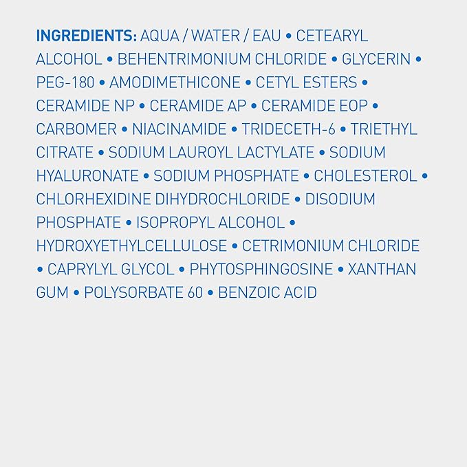 CeraVe Gentle Hydrating Conditioner, Hair Conditioner With Ceramides, Niacinamide & Hyaluronic Acid, Sulfate Free & Color Safe Conditioner, Moisturizing Conditioner For All Hair & Scalp Types
