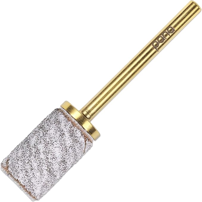 PANA 100 Pieces Nail Sanding Bands Professional Nail Manicure Great Fit for Nail Drill Bits for Acrylic Nails (120 Grit, Zebra)