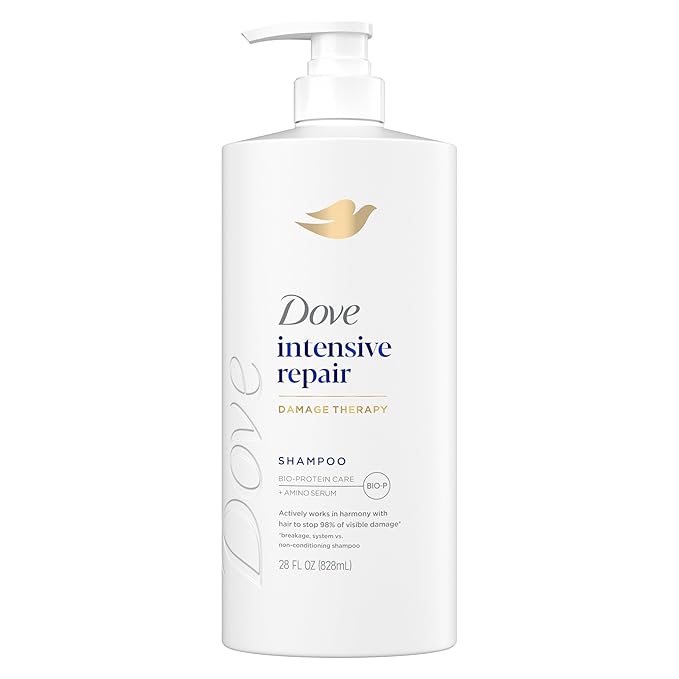 Dove Shampoo Intensive Repair for Damaged Hair with Bio-Protein Care Technology and Amino Serum 28 Fl Oz