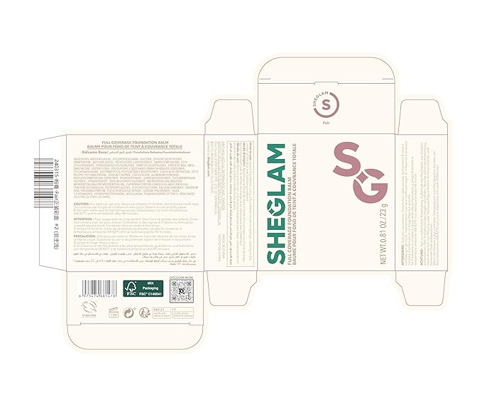 SHEGLAM Hydrating Cream Full Coverage Foundation Balm Long - Fair