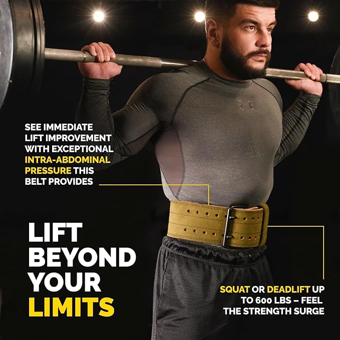 5mm Premium Weight Lifting Belt - 100% Genuine