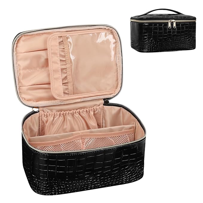 Ocheal makeup bag, portable cosmetic
