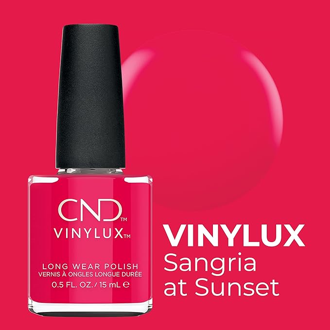 CND Vinylux Longwear Red Nail Polish, Gel-like Shine Longwear