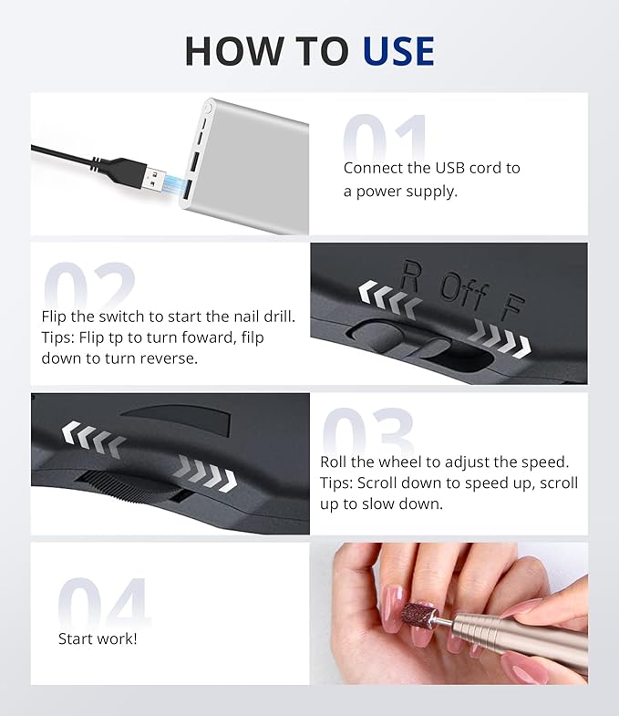 Airsee n14 electric nail drill,