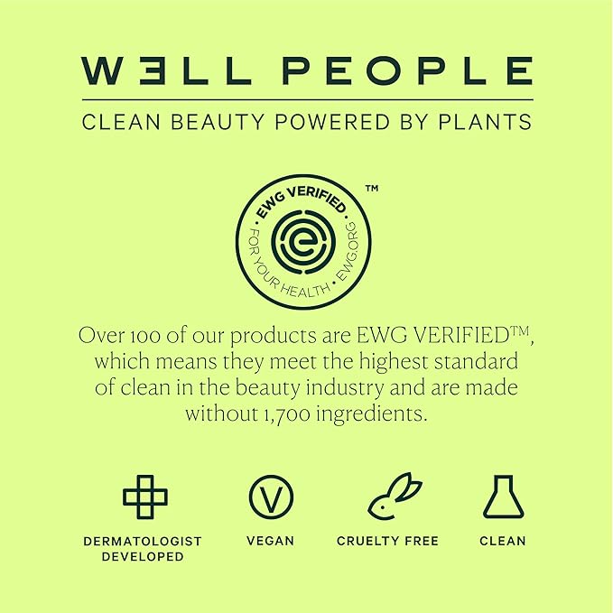 Well People Bio Powder Foundation, Lightweight & Hydrating Cruelty-free, 5C