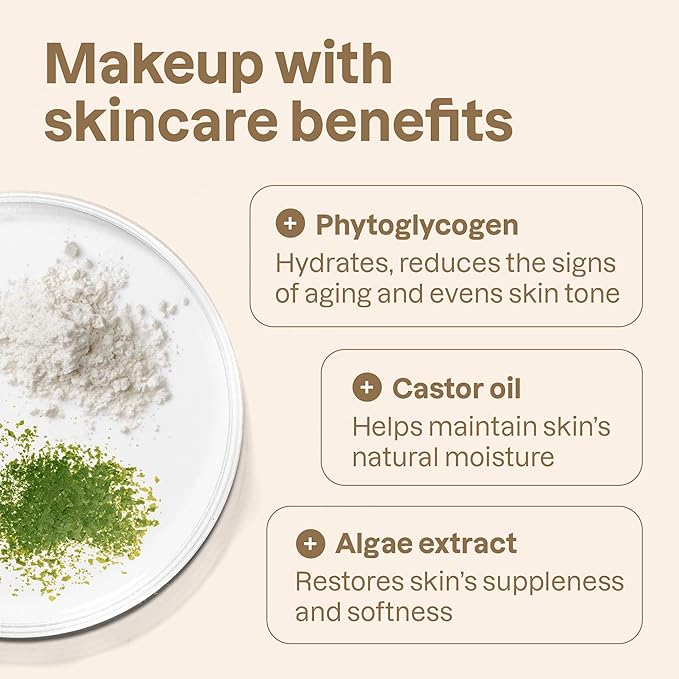 ATTITUDE Oceanly Plastic-Free Lightweight Blush Stick, Titanium Dioxide-Free, EWG Verified, Vegan & Cruelty-free Makeup, Rose, 0.3 Ounces