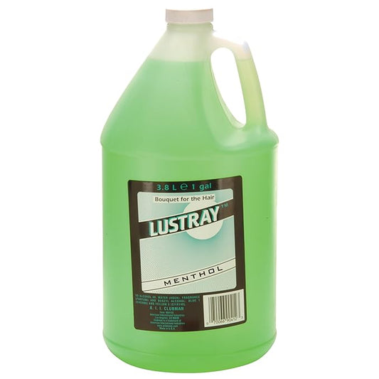 Clubman Lustray Menthol Face & Scalp Rub, Refreshing Menthol Formula for Cooling Sensation and Invigorating Care, Ideal for Post-Shave Use, 1 Gal, 1-Pack