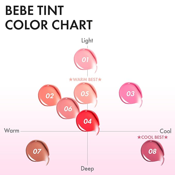 Amuse SEOUL BEBE TINT - 08 GRAPE BEBE | 24-hour Long-lasting Lip Stain, Plumping, Hydrating, Moisturizing, No Peel Off, Lip Care, Treatment, Non Sticky, Korean Lip Tint for Dry Lips