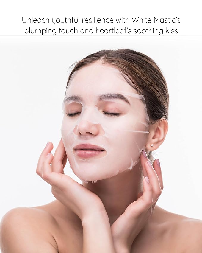 White Mastic Face Mask (Heartleaf Calming, Soothing