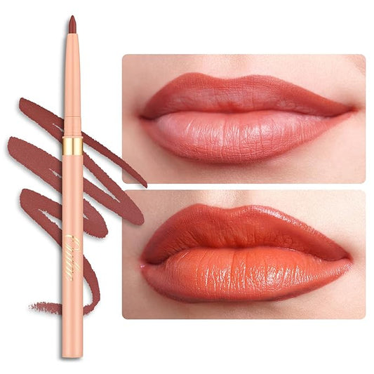 Oulac Waterproof Lipliner Pencil - Smooth and Creamy, Retractable Lip Makeup for Precision Application, Vegan & Cruelty-Free, LL05 Seductive