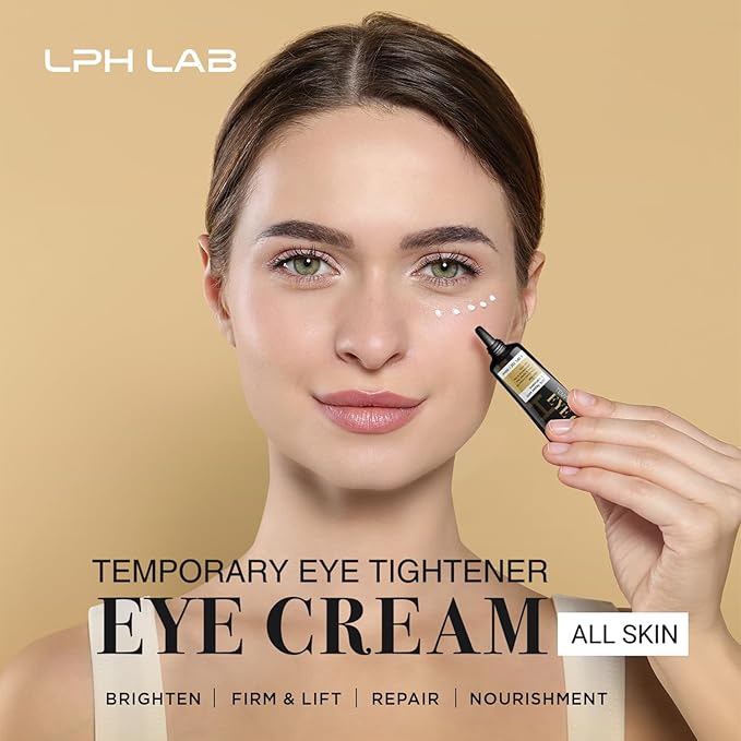 Temporary eye tightener eye cream