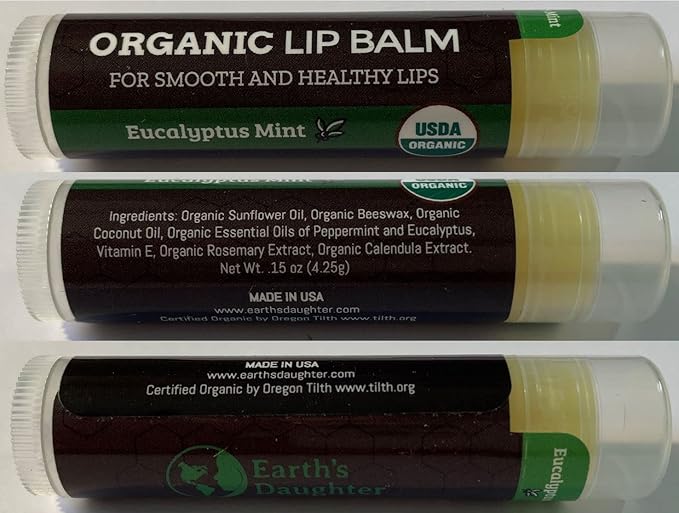 USDA Organic Lip Balm 4-Pack by