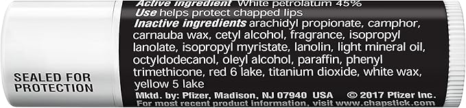 ChapStick Classic Original Lip Balm Tubes,