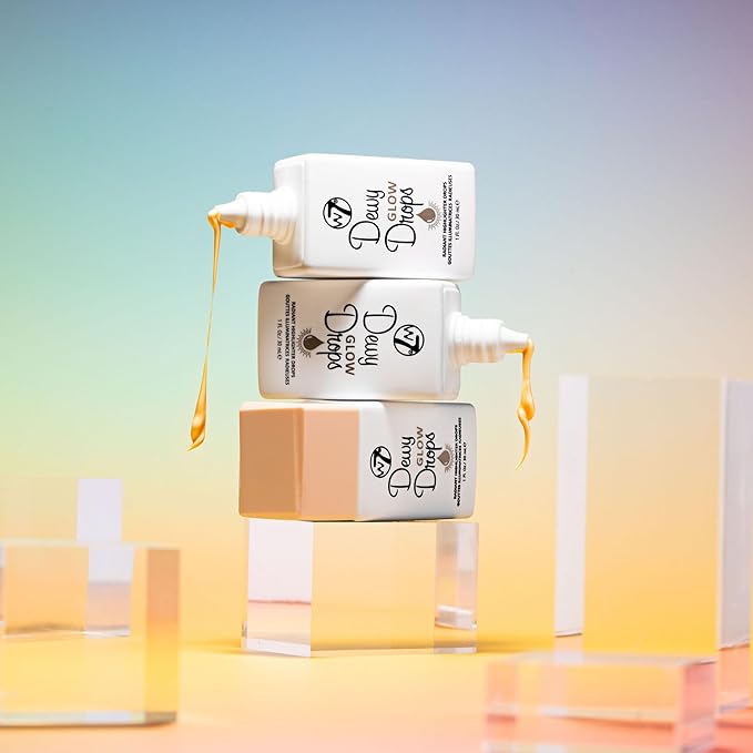 W7 Dewy Glow Drops - Liquid Highlighter Drops Radiant Finish