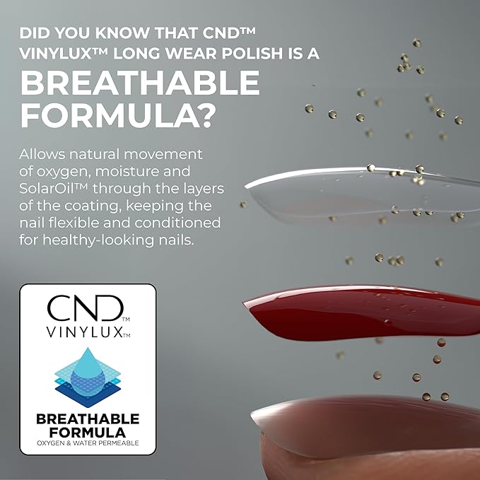 CND Vinylux Longwear Red Nail Polish, Gel-like Shine & Chip Resistant Color, Lobster Roll, 0.5 fl. oz