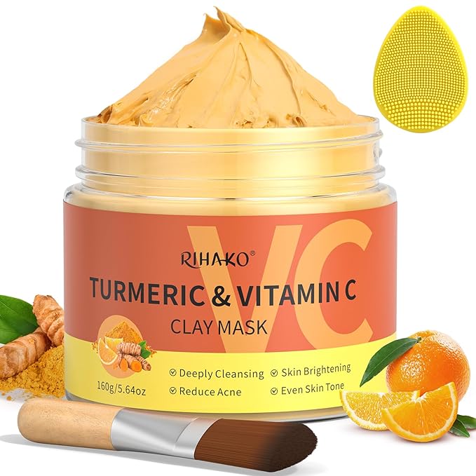Turmeric Vitamin C Clay Mask -Turmeric Facial Mask