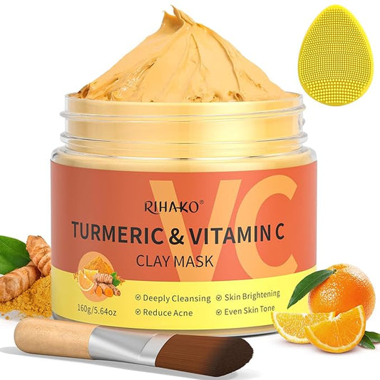 Turmeric Vitamin C Clay Mask -Turmeric Facial Mask