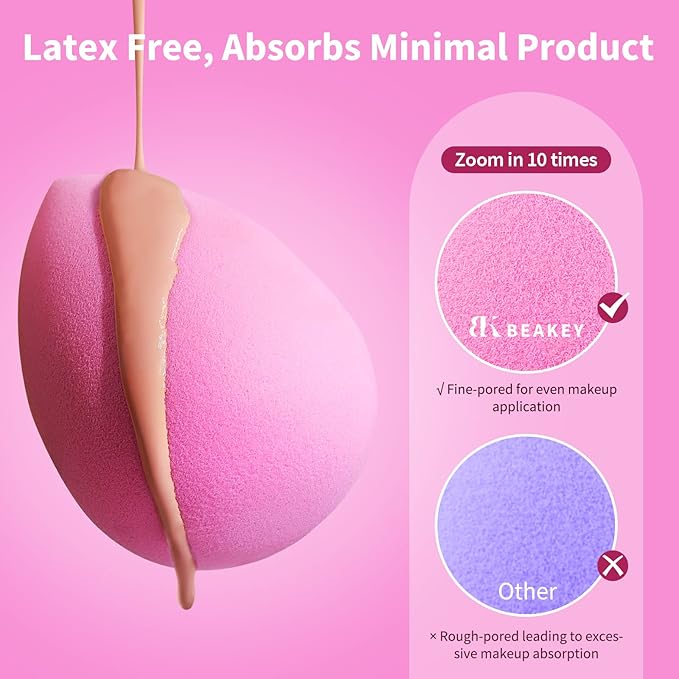 BEAKEY Latex-Free Blender Makeup Sponge