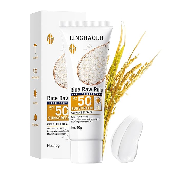 Face Body Rice Sunscreen SPF