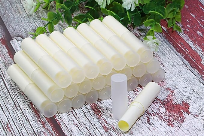 0.14oz Empty Flavored Lip Balm Container (Beige)