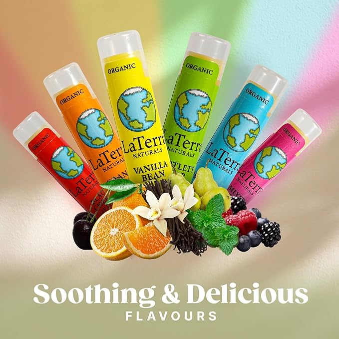 USDA Organic Lip Balm Pack of Moisturizing