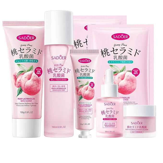 Peach Skincare Sets For Teen Girls,