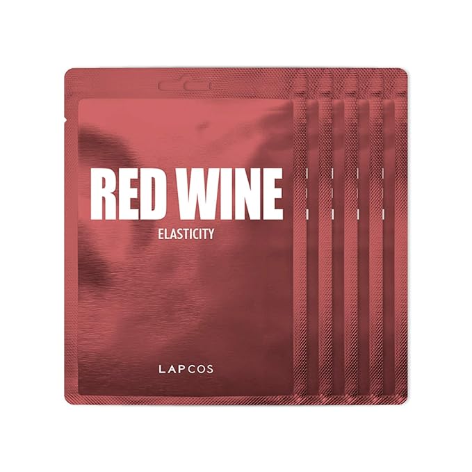 LAPCOS Red Wine Sheet Mask, Daily