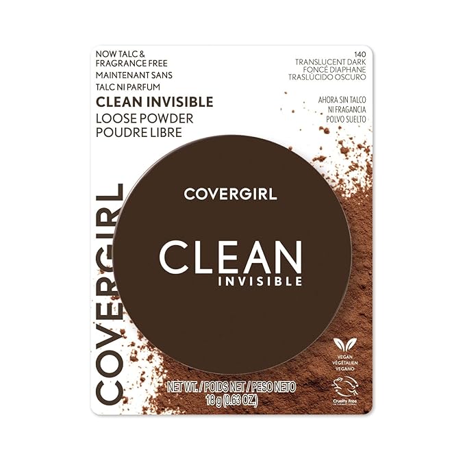 COVERGIRL Clean Invisible Loose Powder - Loose Powder, (0.7 oz) 20g