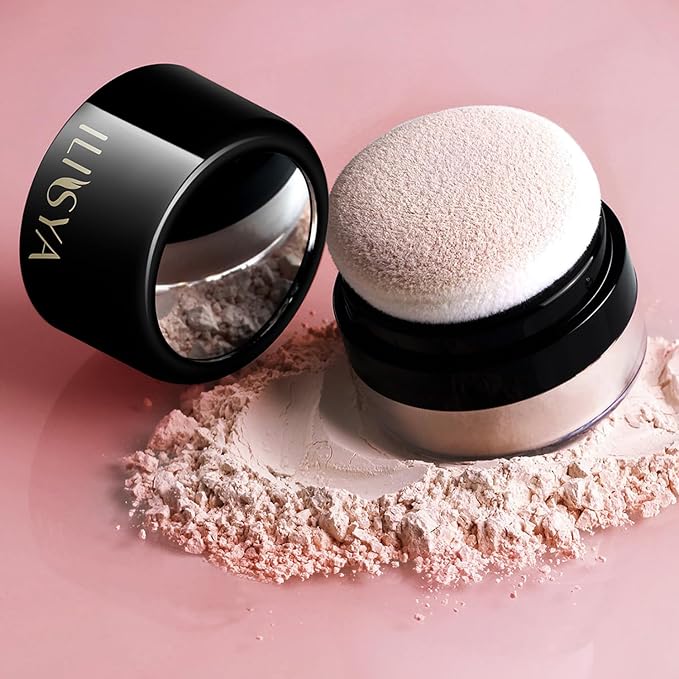 Setting Powder Lightweight Loose Powder Finishing Powder Long-Lasting Mirror-3 Colors