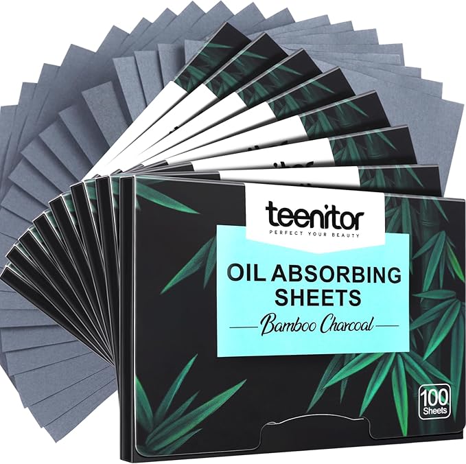 Teenitor 800 Counts Oil Blotting Papers for Face, Large 10cmx7cm