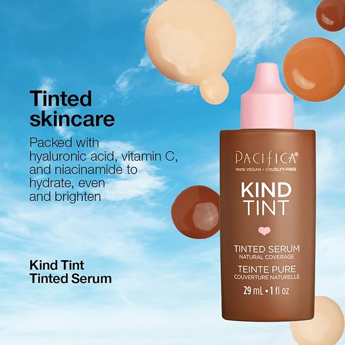 Pacifica Beauty Kind Tint Tinted Serum, Skincare, Vegan (1 Count)