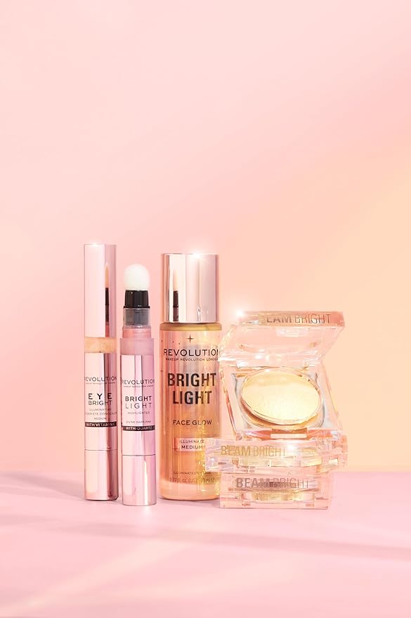 Makeup Revolution Beam Bright Highlighter, All Over Face