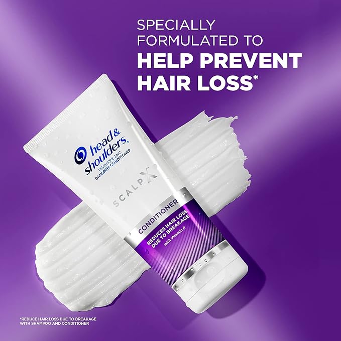Head & Shoulders Scalp X Anti Dandruff Conditioner for Women, 5 Fl Oz Hair Treatment Reduces Hair Loss Due to Breakage and Provides Itchy Scalp Relief