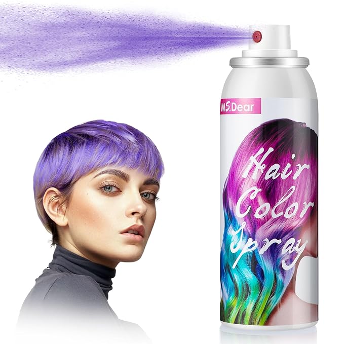 ONE-TIME USE Purple Hair Color