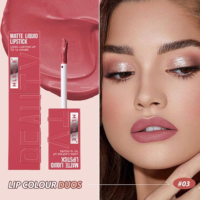 Lip Gloss, Lip Stain Finish Long Lasting Water Resistant, Lipgloss Perfect for Daily Wear & All Ages, Lipstick Vegan Ultra Smooth Formula, Matte Lip Gloss #plum