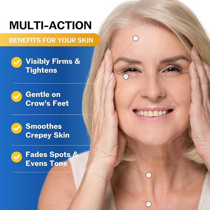 LilyAna Naturals Retinol Cream - Anti-Aging Moisturizer for Face & Neck, Made in USA, Wrinkle Reduction - 1.7oz, 2 Pack