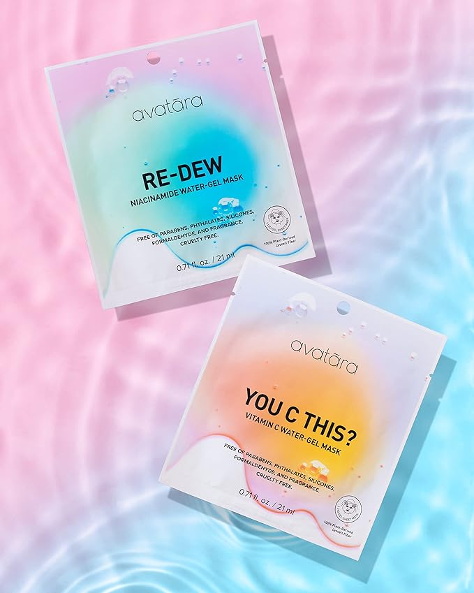 Avatara Re-Dew Niacinamide Water-Gel Mask, Skin ml