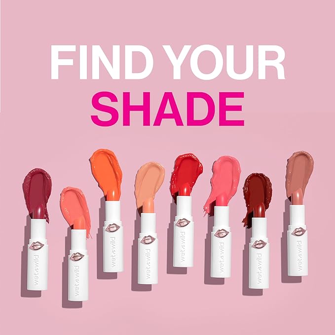 wet n wild Mega Last High-Shine Lipstick Lip Color, Infused with Seed Oils For a Nourishing High-Shine, Buildable & Blendable Creamy Color, Cruelty-Free & Vegan - Rosé And Slay