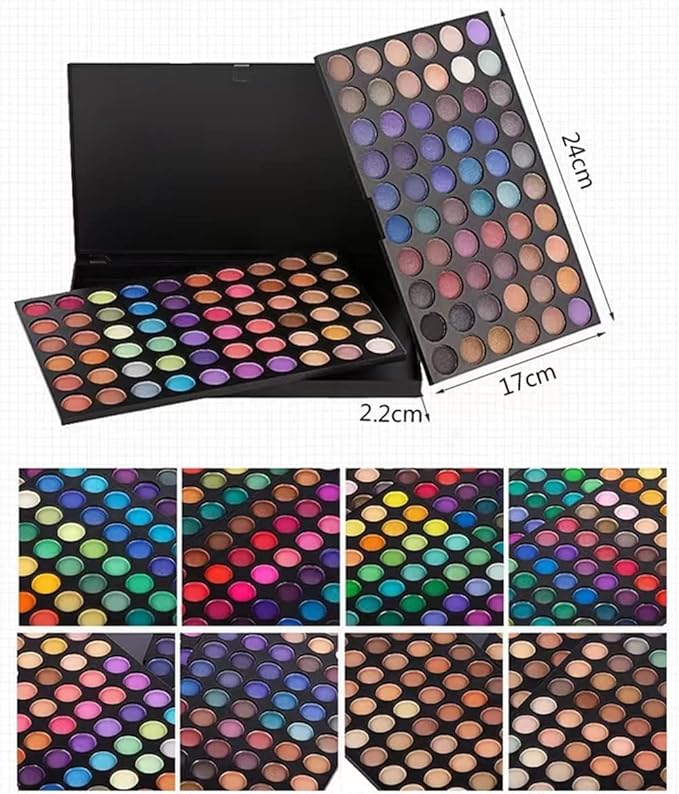 120 Colors Highly Pigmented Eye Makeup Palette,Spotlight Eyeshadow