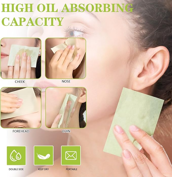 1000pcs Oil Blotting Sheets for Face, Blotting Paper