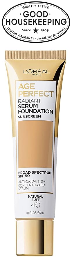 L'Oreal Paris Age Perfect Radiant Serum Foundation with 1 Ounce