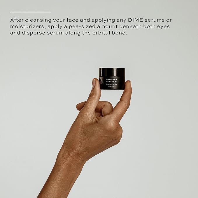 DIME Beauty Luminosity Eye Serum, Eye Cream for 0.5 oz