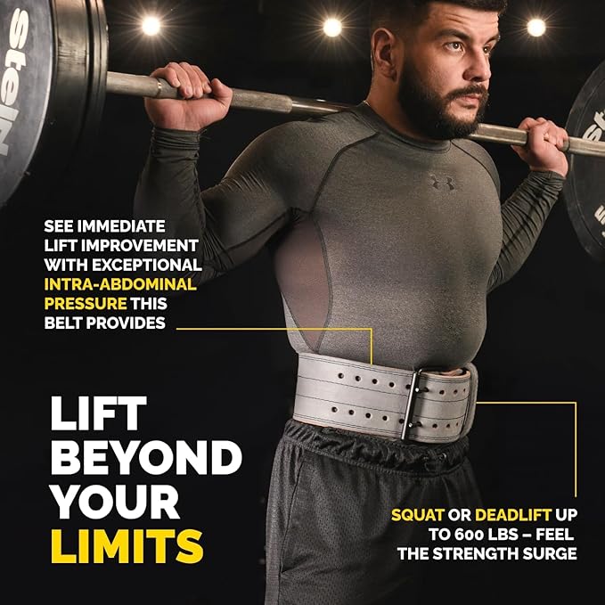 5mm Premium Weight Lifting Belt - 100% Genuine