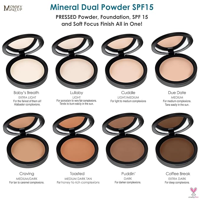 Mineral Dual Powder in Craving (Medium/Dark) | 4-in-1 45 Oz