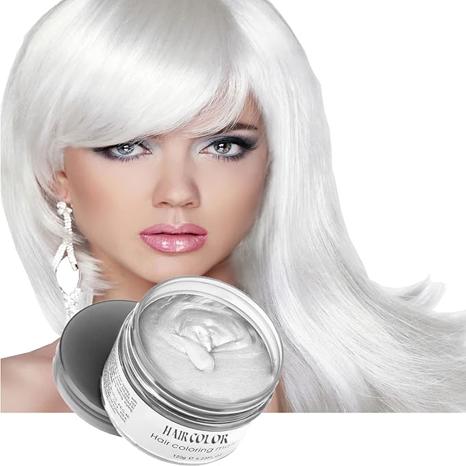 White Temporary Hair Color,Natural Hair