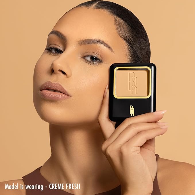 Black Radiance Pressed Powder, Buildable & Blendable Matte - Biscotti