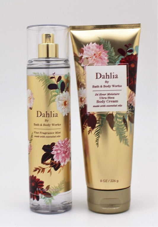 Dahlia - Ultra Shea Body Cream and Fine Fragrance Mist - Fall 2020 - Bath and Body Works